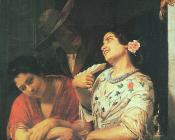 在狂欢节期间的一个的阳台上 - 玛丽·史帝文森·卡萨特